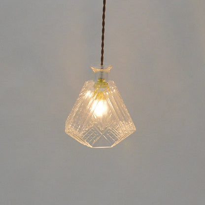 Elva – Lampe LED moderne en bouteille de verre