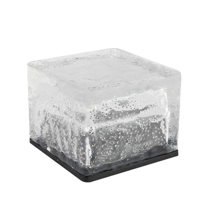 Ayla – Lampe de jardin solaire en brique de glace