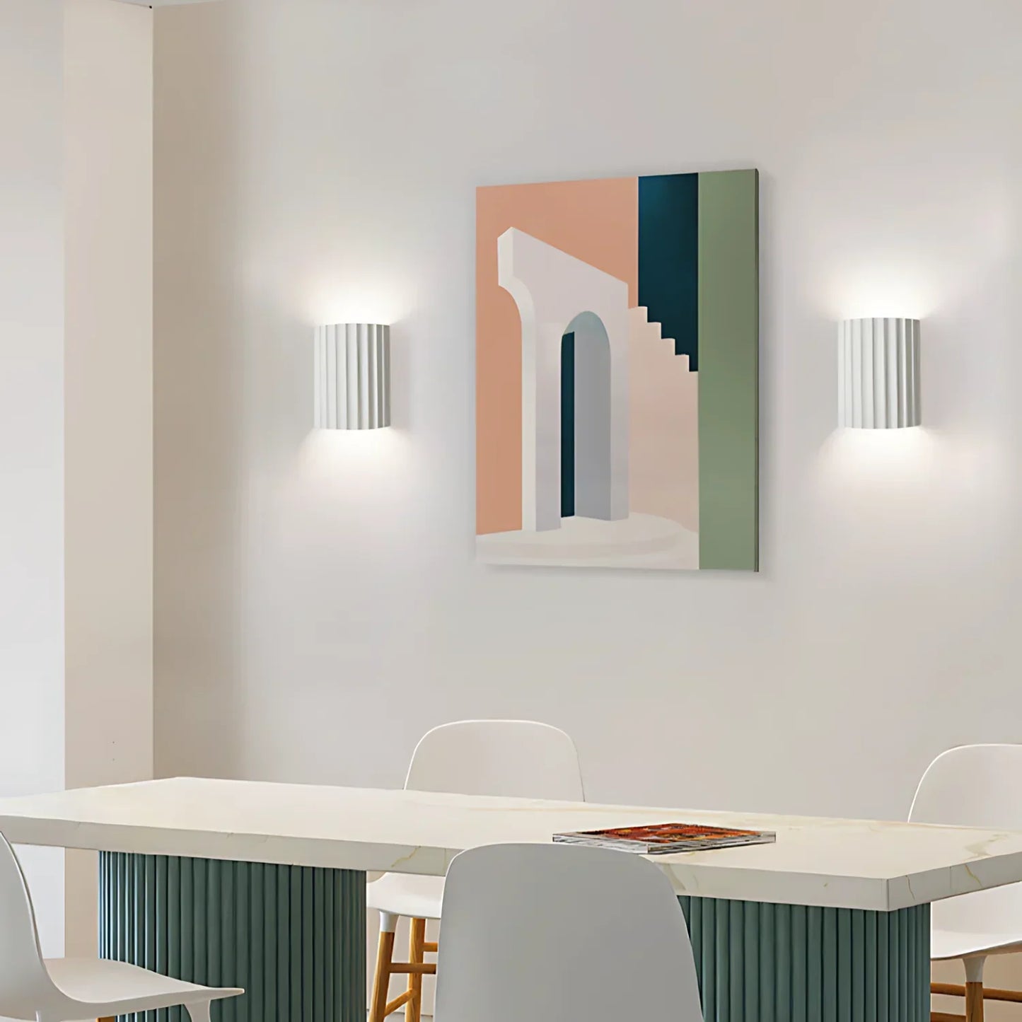 Theo – Applique Murale en Résine Design Nordique