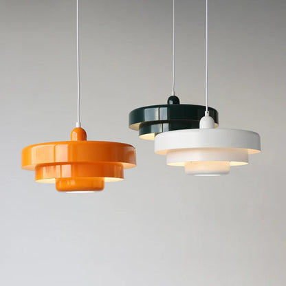 Lampe pendante en gradins moderne du milieu du siècle