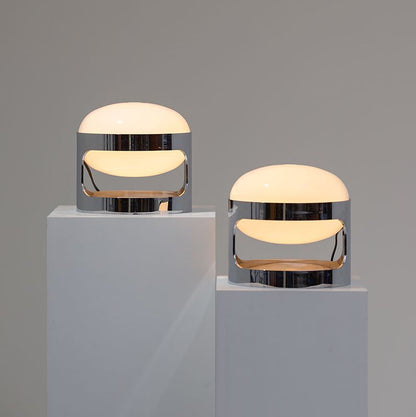 Lunor – Lampe de table en acier inoxydable light-luxury épurée