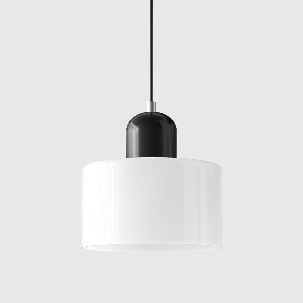 Gelly – Lampe Suspendue en Verre Rond dans le Style Cream Wind