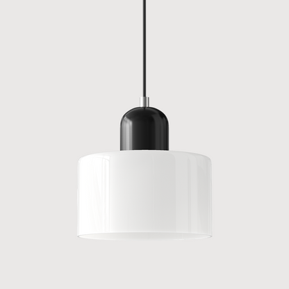 Gelly – Lampe Suspendue en Verre Rond dans le Style Cream Wind