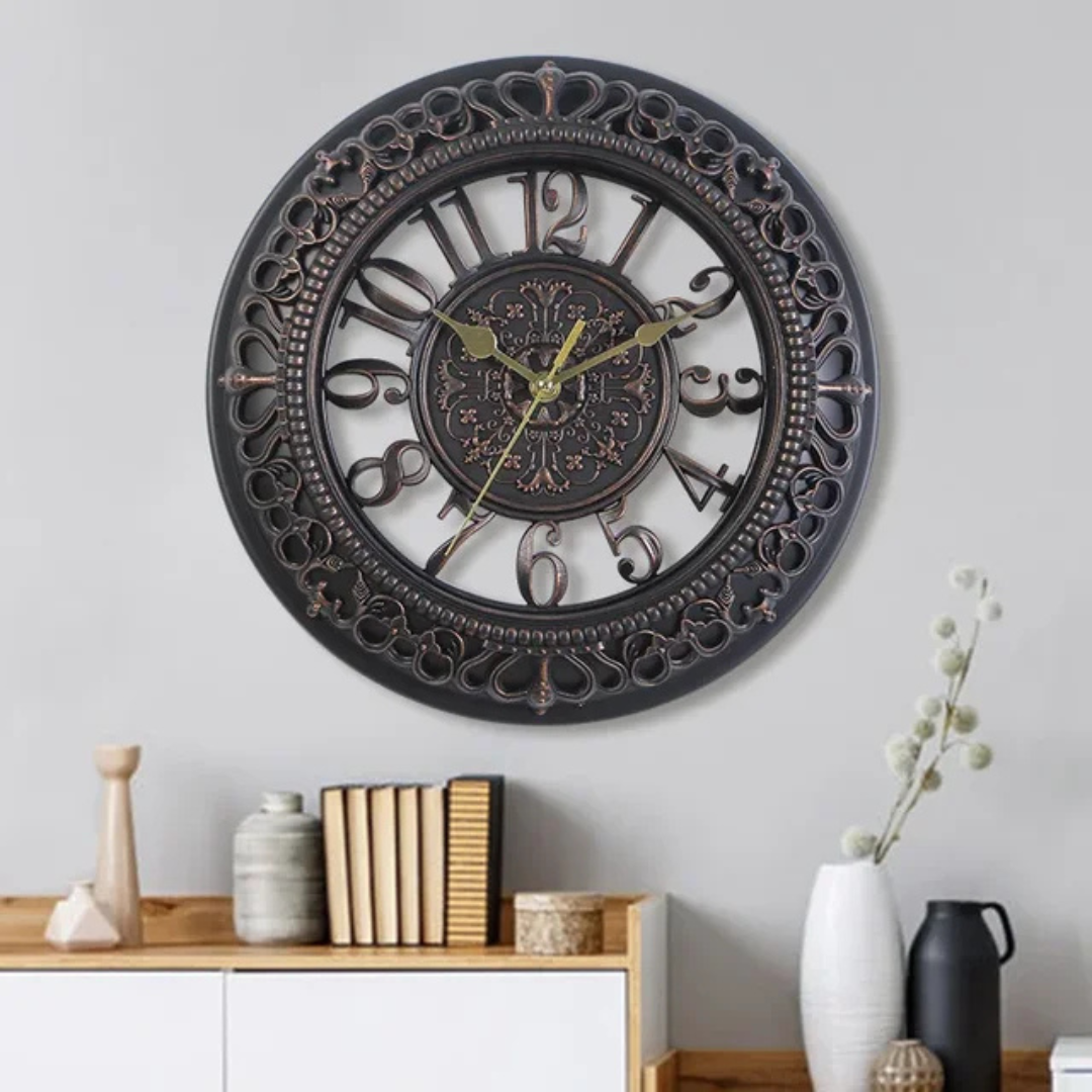 Anthea – Horloge murale vintage ronde