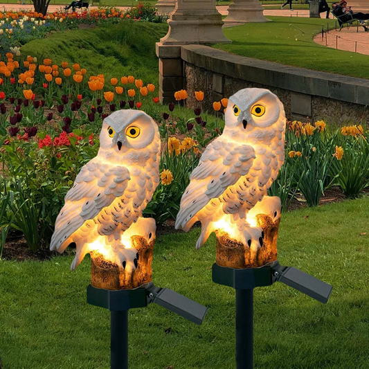Owlin – Lampe Solaire de Jardin Chouette