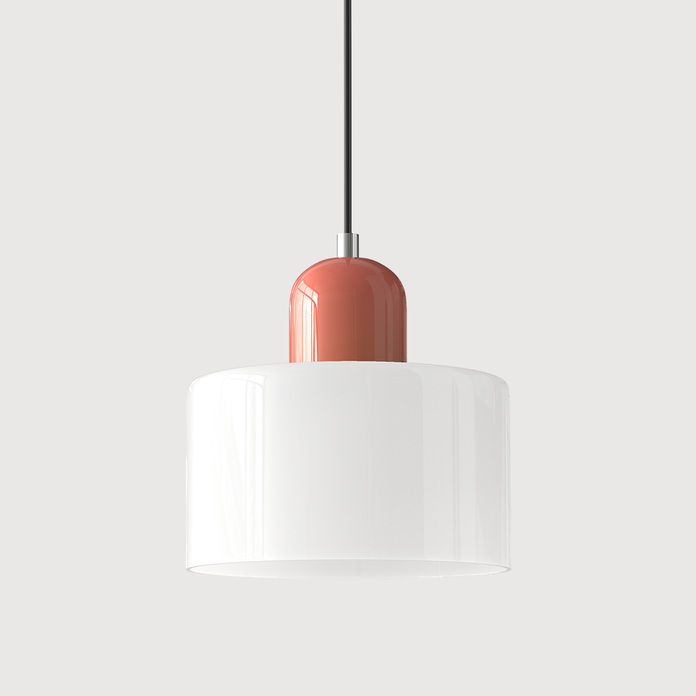 Gelly – Lampe Suspendue en Verre Rond dans le Style Cream Wind