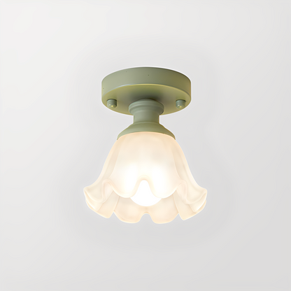 Amora – Lampe Plafond Citrouille Crème