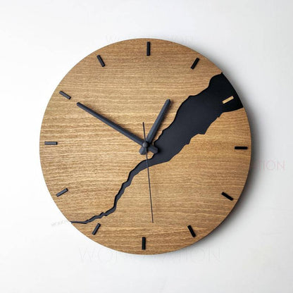 BoisLuxe – Horloge murale au design raffiné