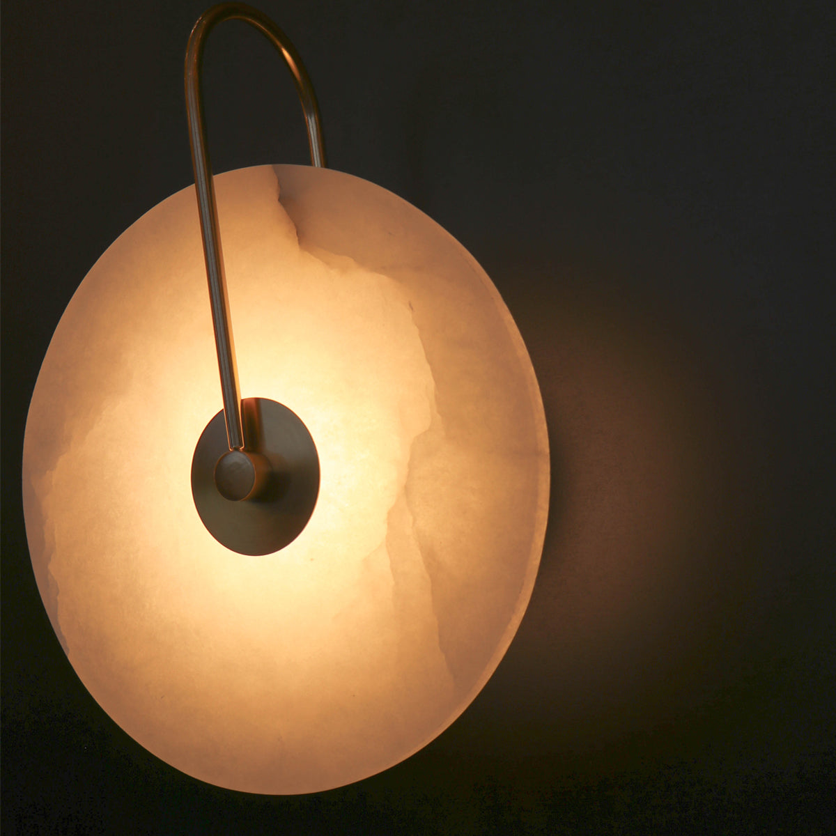 Ziena – Applique murale LED en marbre naturel