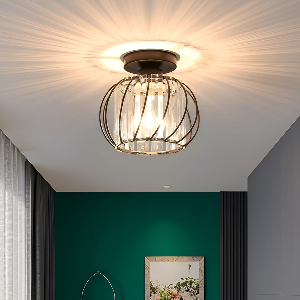 Kaela – Plafonnier Moderne en Verre