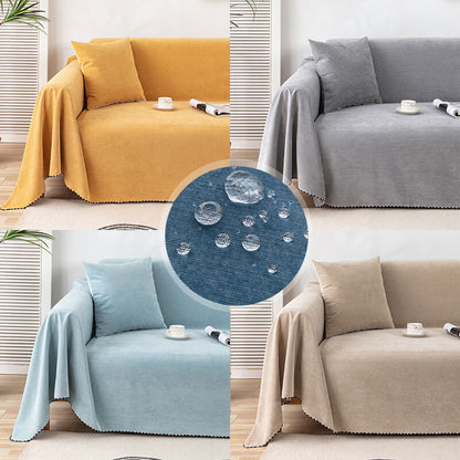 Mira – Solide Cord-Couverture de Protection pour Canapé en Cuir