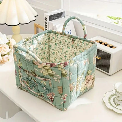Yela – Panier en toile rustique