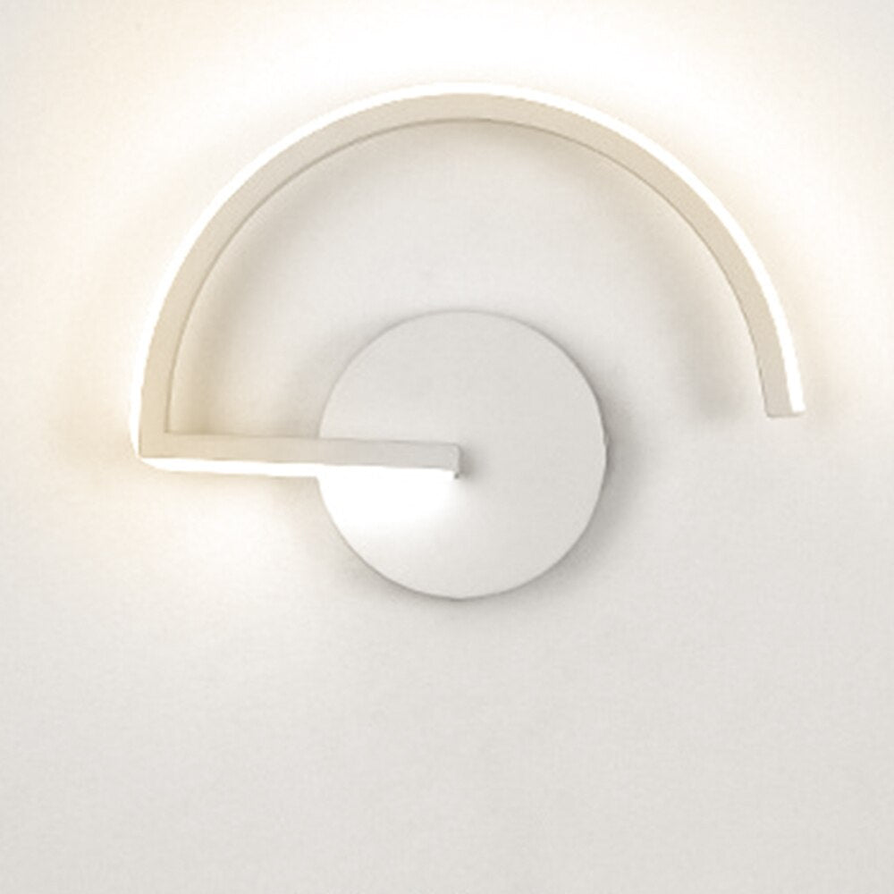 Saran – Art Minimal Applique Murale Semi-Cercle