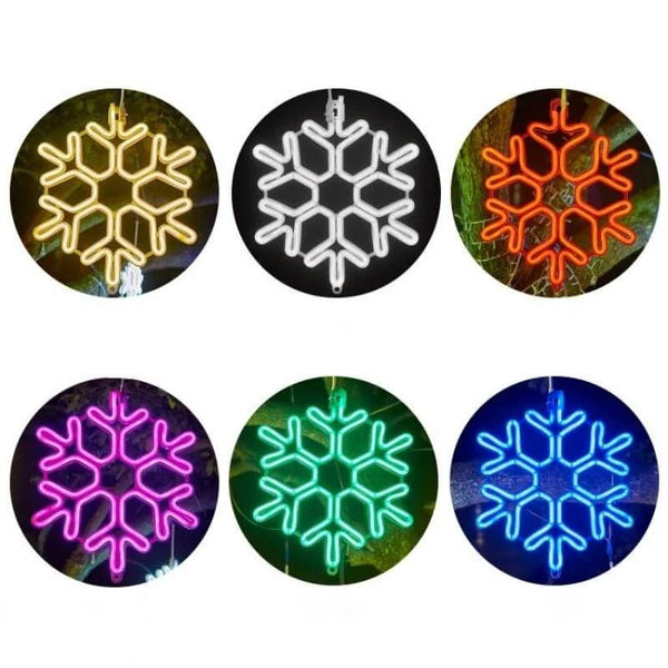 Yukina – Lumière LED flocon de neige de Noël