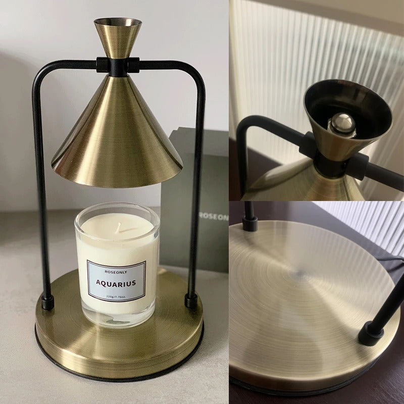 Soree – Lampe de Nuit Rétro comme Bougie Fondante