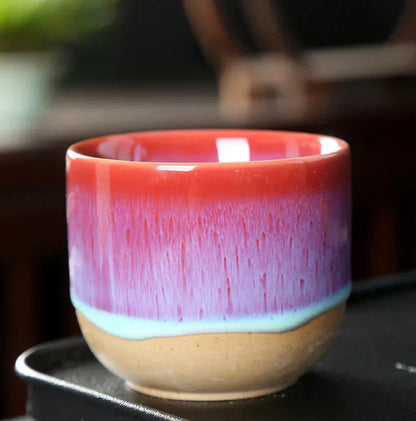 Hikari – Tasse en céramique japonaise avec surface semi-émaillée
