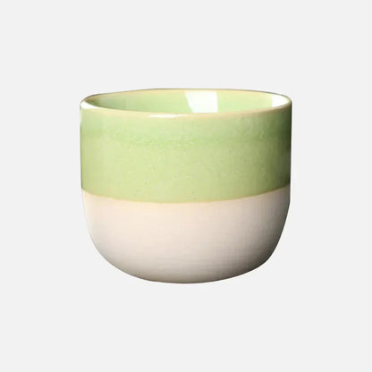 Tasse en céramique à glaçure arc-en-ciel – Pour des matins hauts en couleur