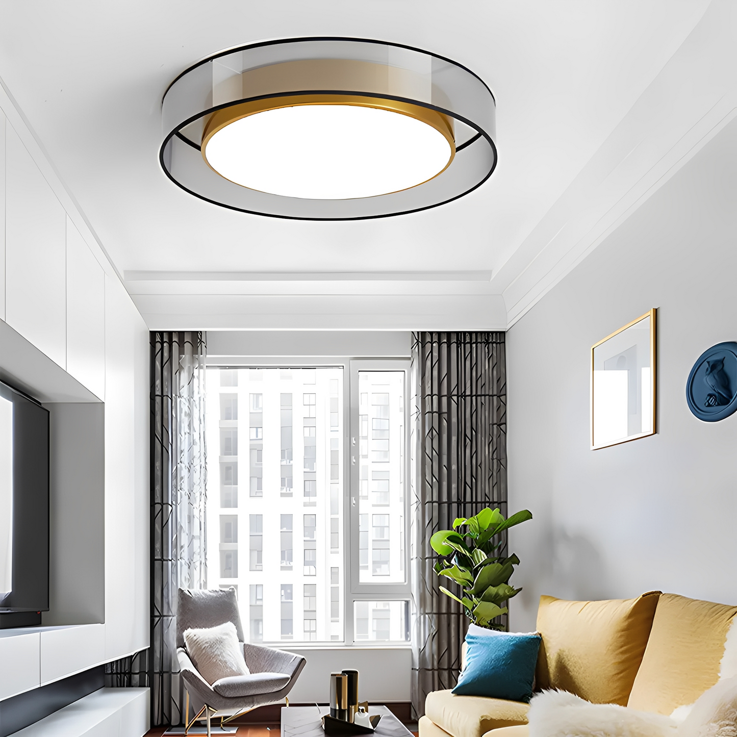 Xing – Luxueuse Ronde Plafonnier