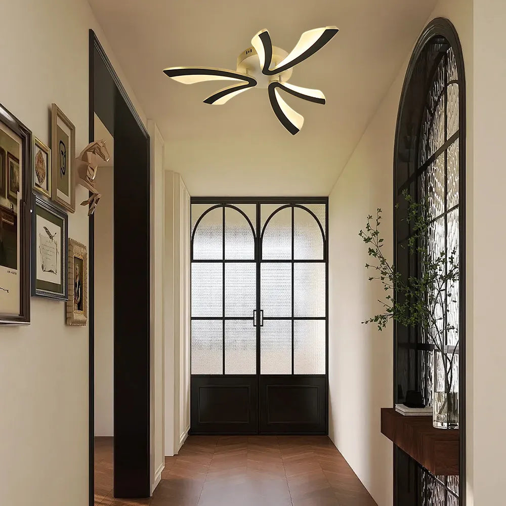 Myra – Moderne Acrylique Pétale LED Plafonnier