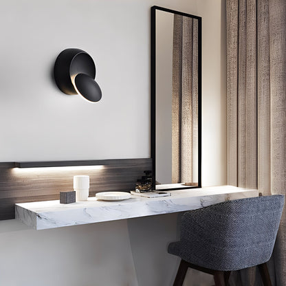Luna – Applique Murale Éclipse Lunaire Rotative