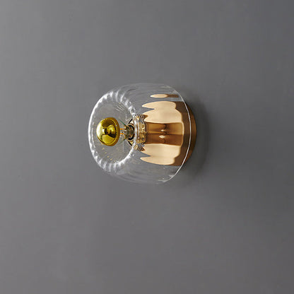 Isabelle – Applique murale LED moderne en verre et métal