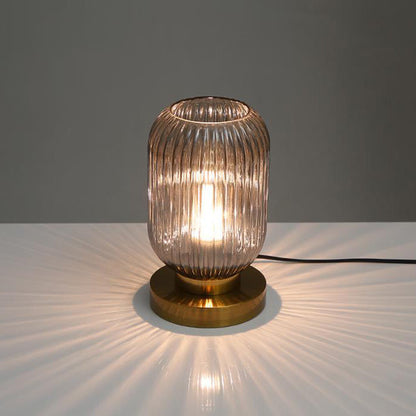 Nerida – Lampe de Table Ovale en Verre Nordique