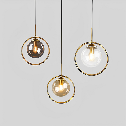 Elvara – Suspension en verre avec lumière unique