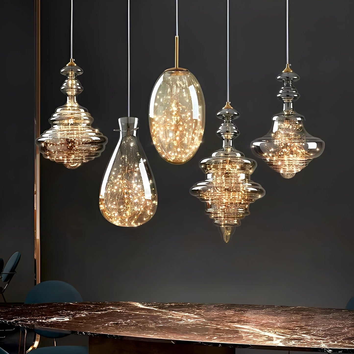 Nerea – Lustre en Verre Moderne