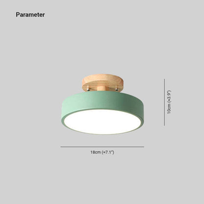BoisLumineux – Plafonnier moderne en bois avec lumière LED intégrée