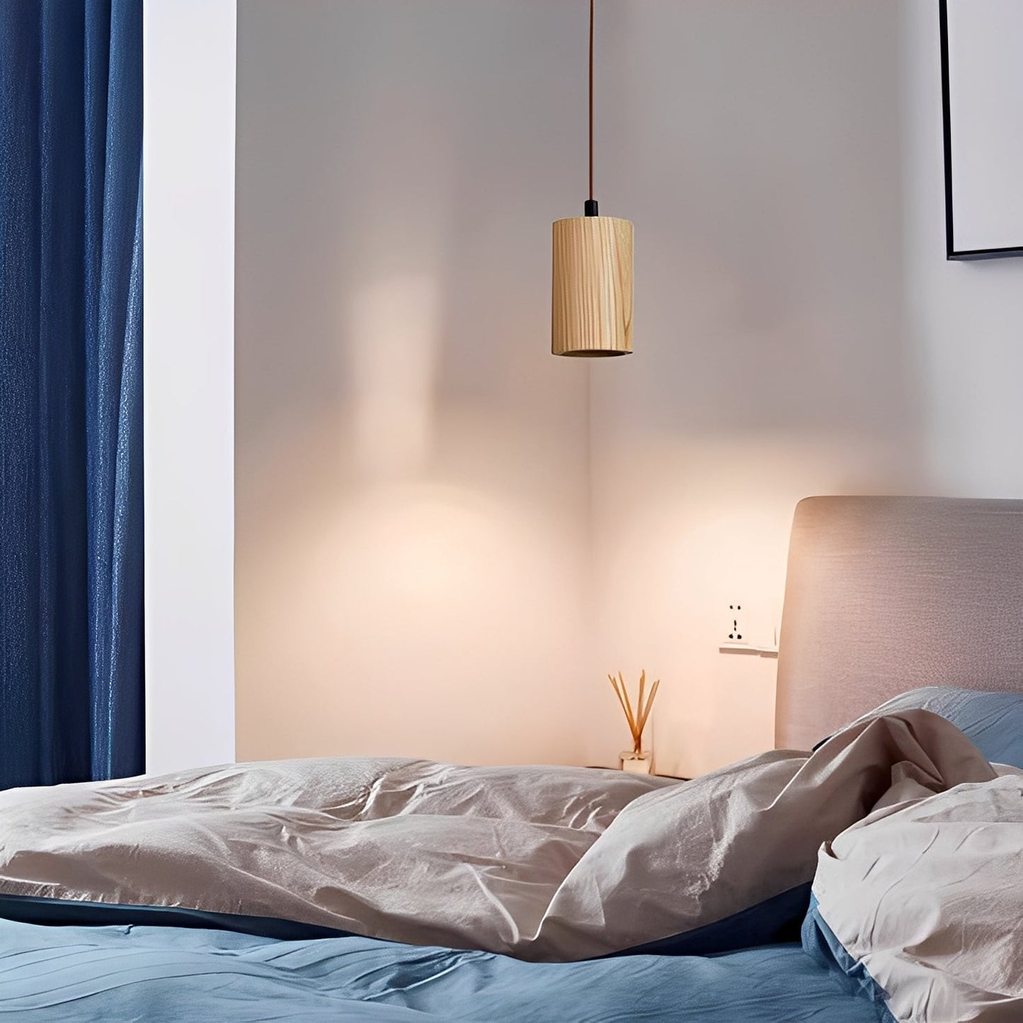 Yumi – Lustre en bois créatif de style moderne