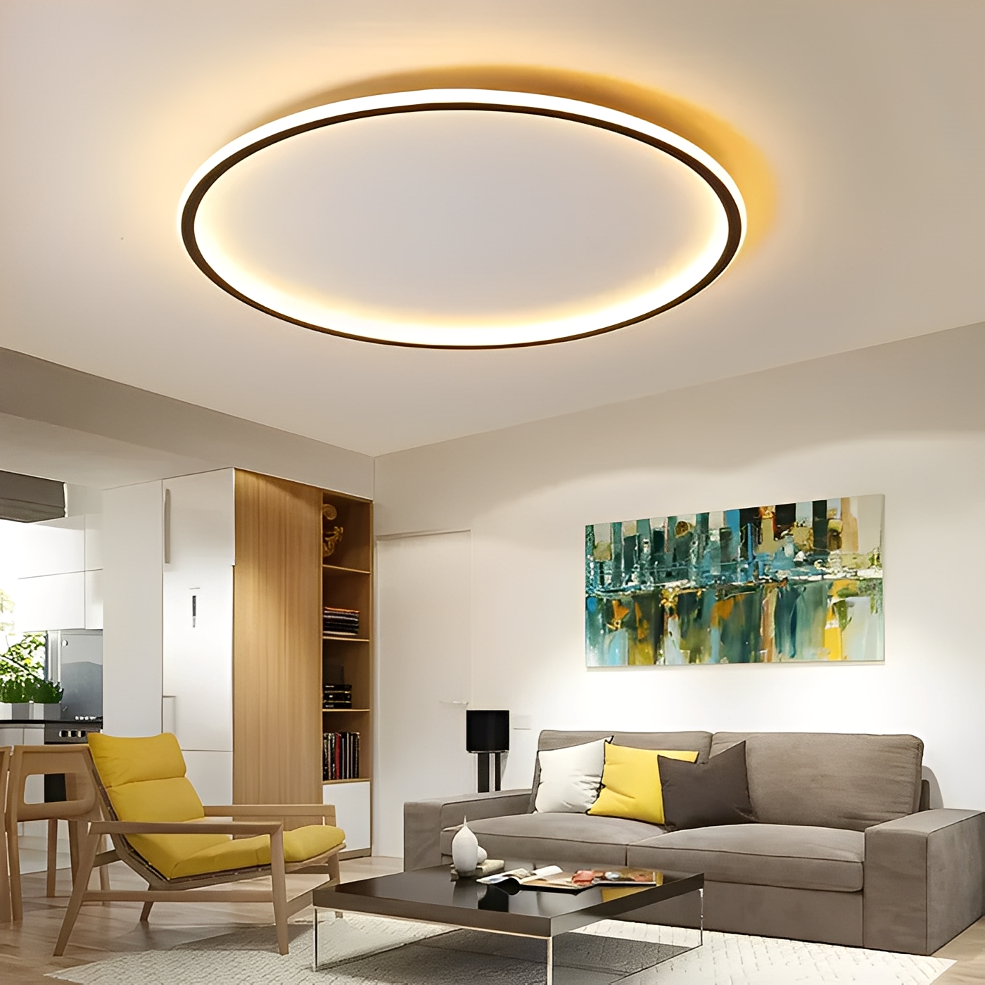 Yeri – Lampe de plafond LED simple et élégante