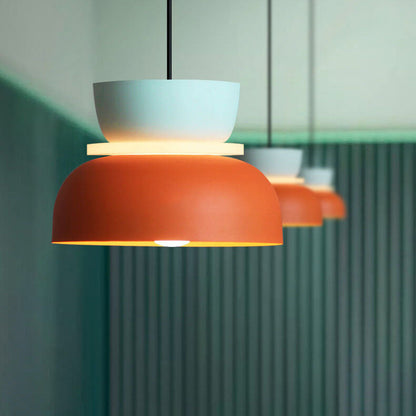 Lampe suspendue LED moderne et colorée