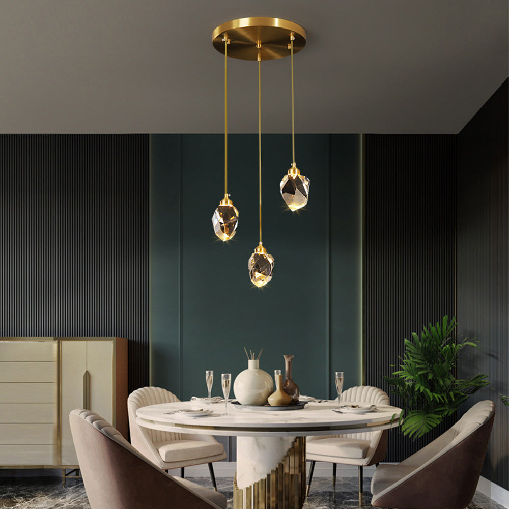Alberia – Lustre en cristal nordique