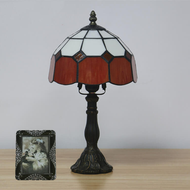 Seraphina – Lampe de table en verre Tiffany vintage