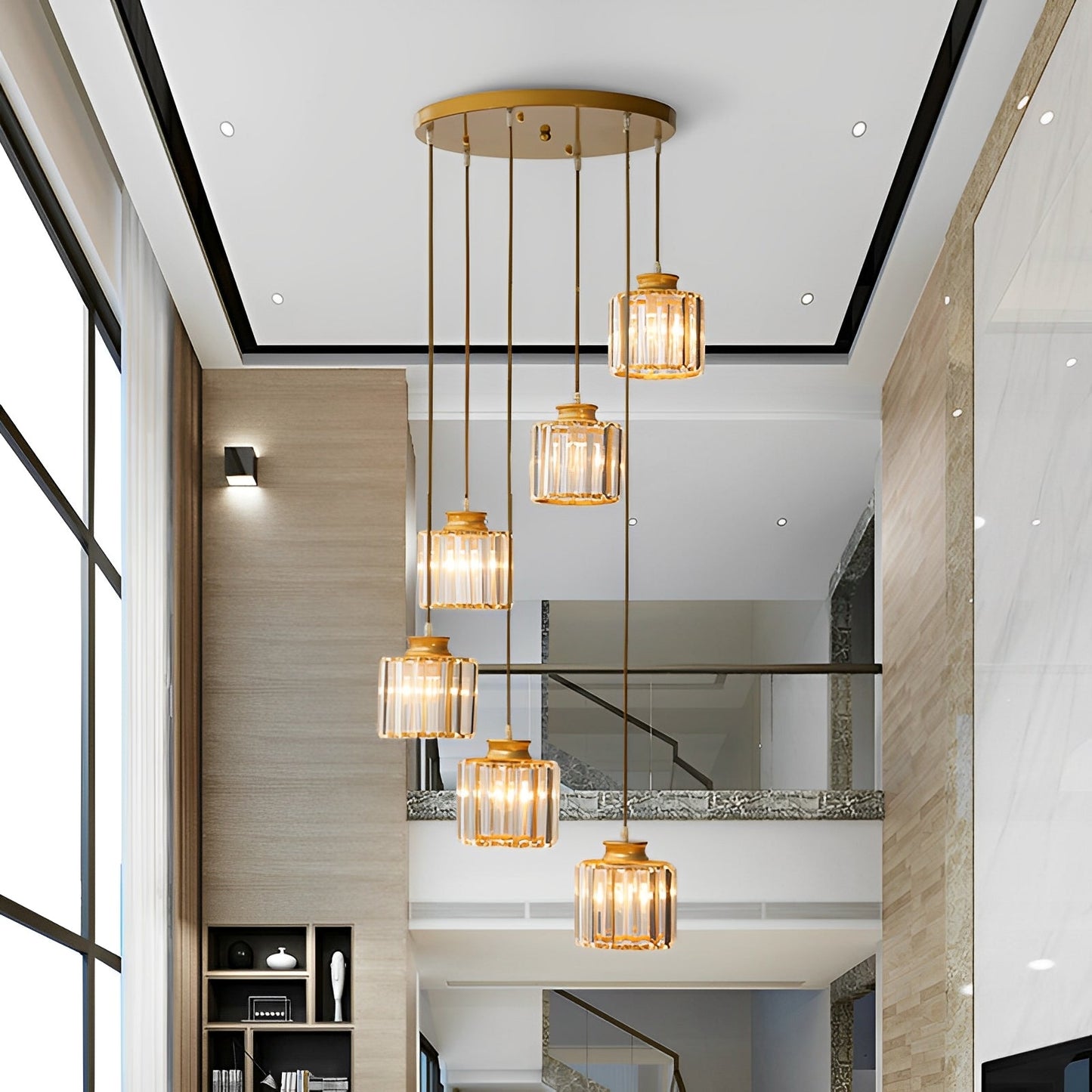 Remy – Suspension Moderne pour Escalier
