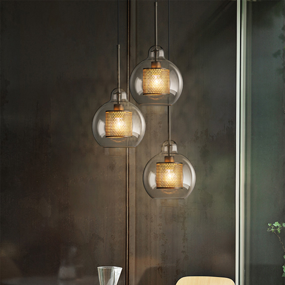 Rihan – Lustre en verre minimaliste
