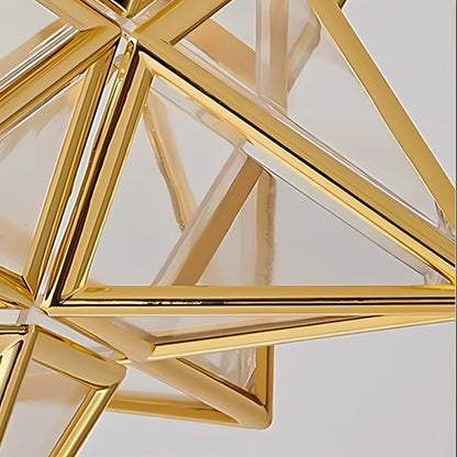 Zack – Lustre de plafond rétro étoile en fer