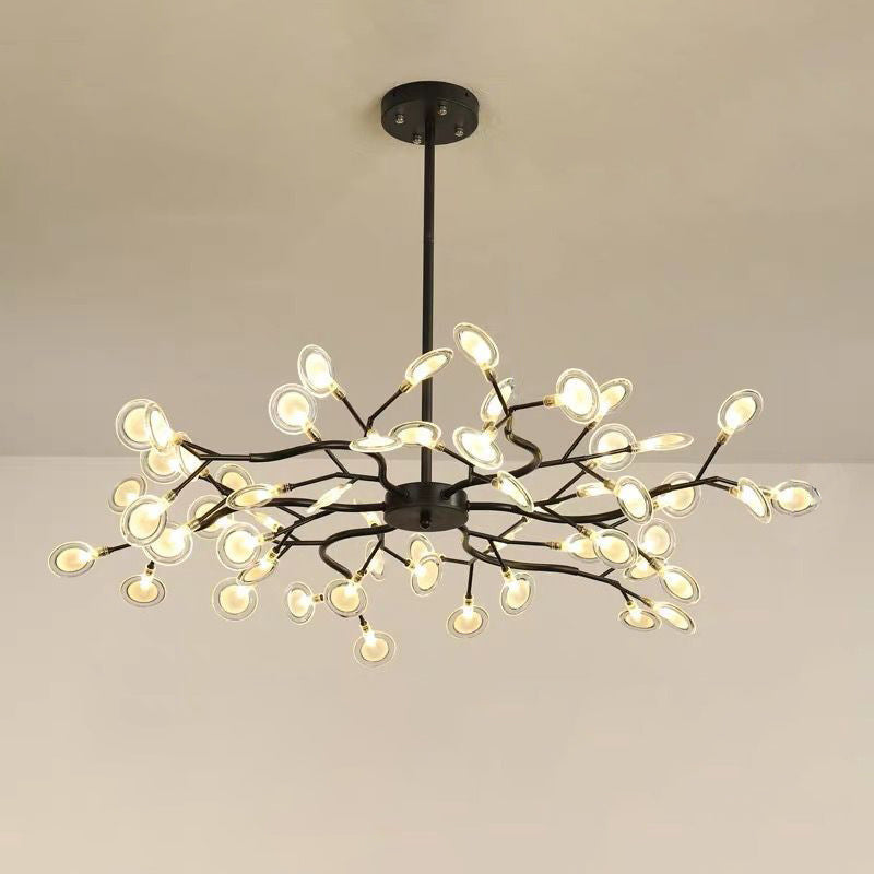 DanseLumière – Lustre LED aérien façon lucioles scintillantes