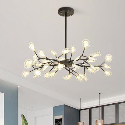 DanseLumière – Lustre LED aérien façon lucioles scintillantes