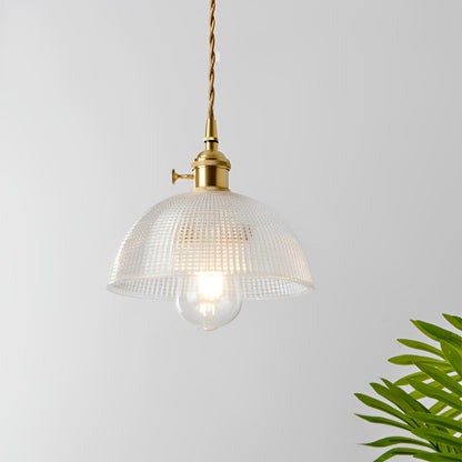 Odessa – Suspension antique en verre clair