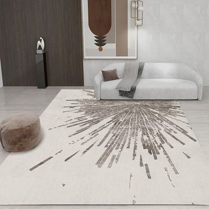 Nori – Tapis Rond avec Motif Rayures
