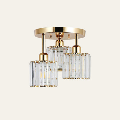 Malia – Lampe de Plafond LED Décorée de Cristal