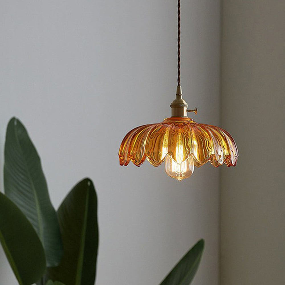 Florine – Suspension vintage en verre