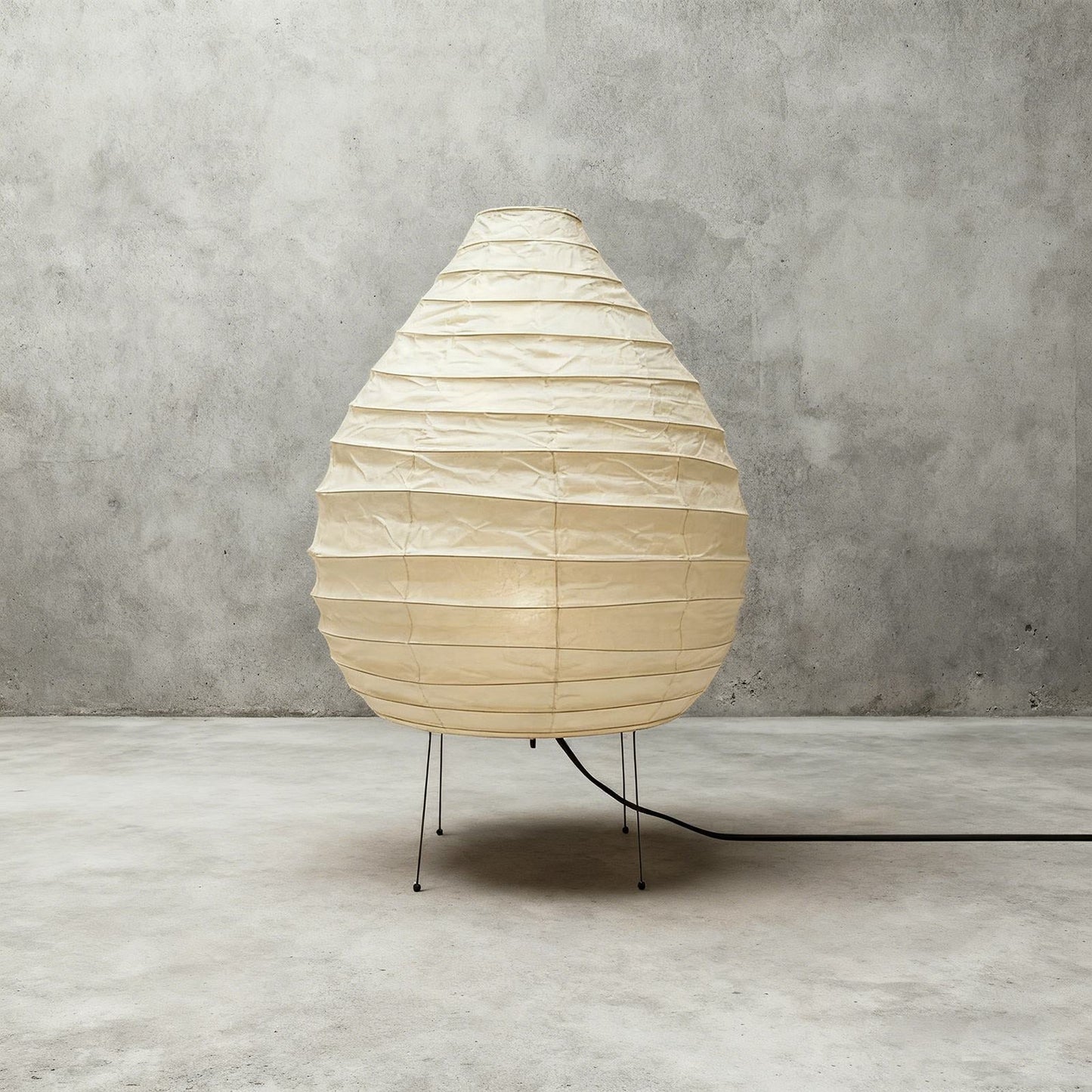 Satoshi – Lampe de table en papier de riz Wabi-Sabi