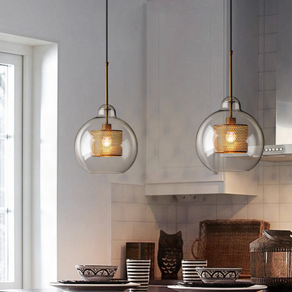Rihan – Lustre en verre minimaliste