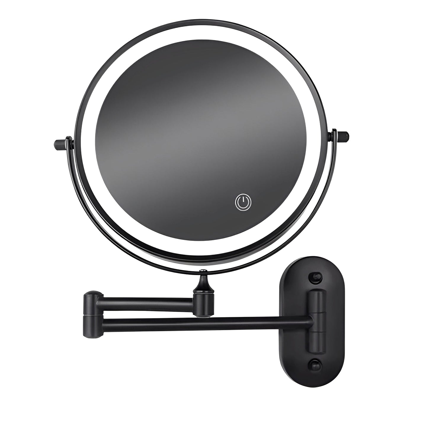Lunara – Miroir suspendu avec lumière & agrandissement double face