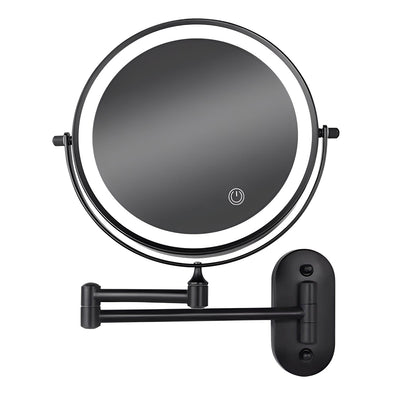 Lunara – Miroir suspendu avec lumière & agrandissement double face