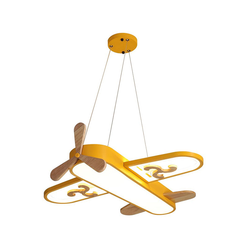 Skyler – Plafonnier avion pour chambre d'enfant avec LED