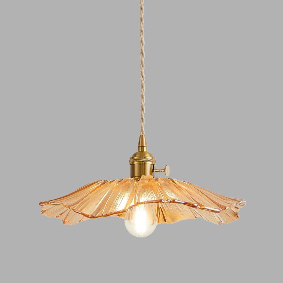Kaoru – Lustre en laiton et verre