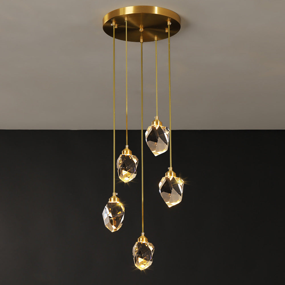 Alberia – Lustre en cristal nordique